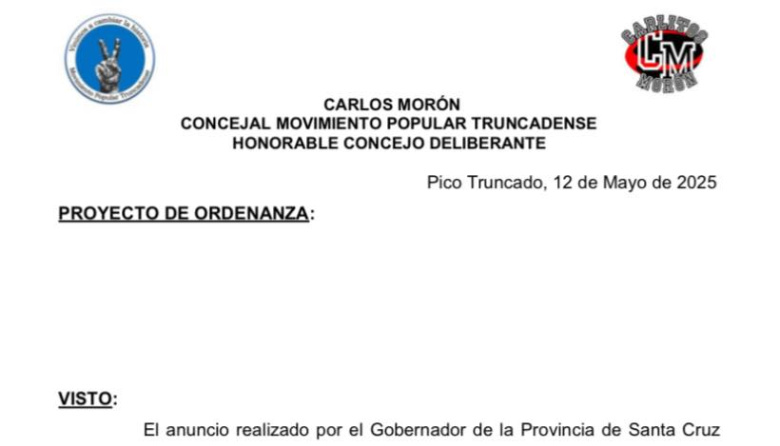Presentan en la sesión un plan de obras públicas enfocado en las necesidades de Pico Truncado