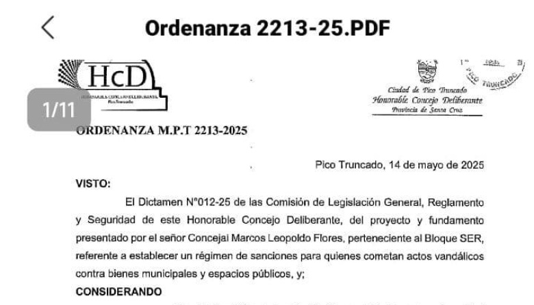 Aprobada una ordenanza para sancionar el vandalismo en bienes públicos de la ciudad