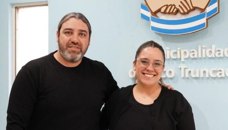 La candidata a diputada nacional Gisella Martínez dialogó con el intendente Pablo Anabalón y recorrió el hospital de Pico Truncado