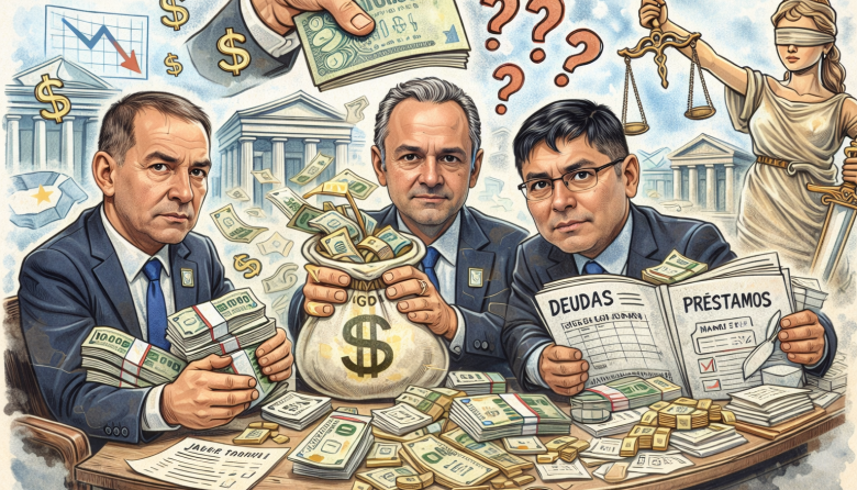 Santa Cruz pide $100.000 millones mientras sostiene una estructura política millonaria