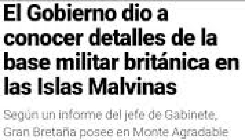 La base estratégica que el Gobierno quiere acelerar ante el reclamo por Malvinas y el nuevo escándalo de un funcionario clave