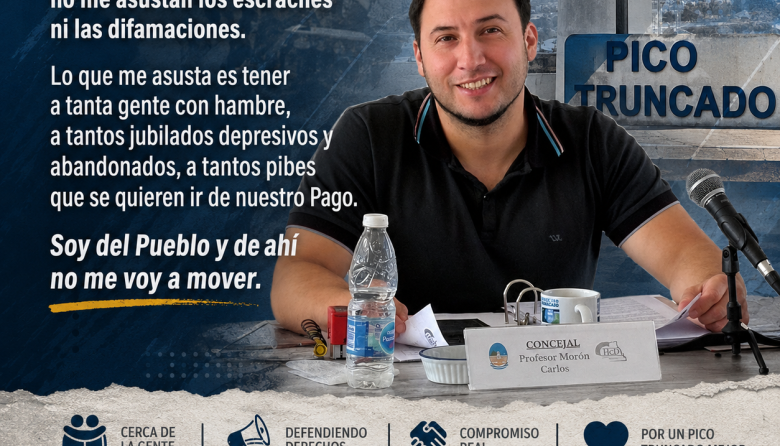 Carlitos Morón rechazó el endeudamiento provincial: “Santa Cruz no se hipoteca”