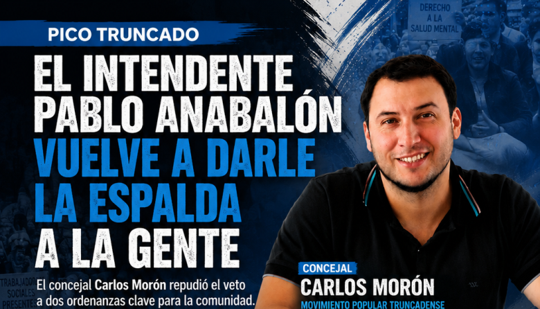 EL INTENDENTE PABLO ANABALÓN VUELVE A DARLE LA ESPALDA A LA GENTE