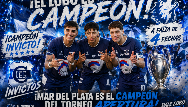 ¡EL LOBO GRITÓ CAMPEÓN DE PUNTA A PUNTA!