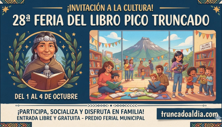 Pico Truncado se prepara para vivir la 28.ª edición de su Feria del Libro