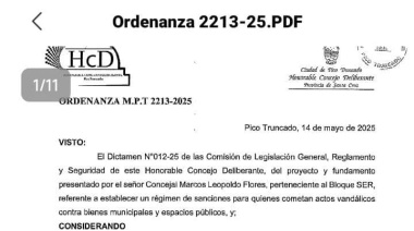 Aprobada una ordenanza para sancionar el vandalismo en bienes públicos de la ciudad