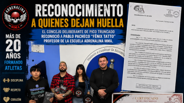 PABLO PACHECO, MÁS DE 20 AÑOS FORMANDO DEPORTISTAS: UN RECONOCIMIENTO QUE PONE EN VALOR AL DEPORTE TRUNCADENSE