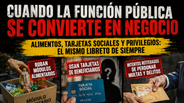 Cuando la función pública se convierte en negocio: alimentos, tarjetas sociales y el intento permanente de borrar responsabilidades