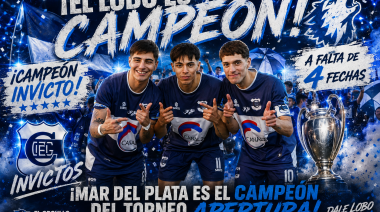 ¡EL LOBO GRITÓ CAMPEÓN DE PUNTA A PUNTA!