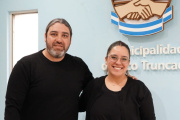La candidata a diputada nacional Gisella Martínez dialogó con el intendente Pablo Anabalón y recorrió el hospital de Pico Truncado