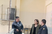 Educación relevó los avances de obra en la Escuela Primaria N° 29 de Caleta Olivia.