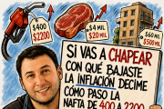 Carlitos Morón cuestionó el relato oficial sobre la inflación con una fuerte publicación en redes sociales