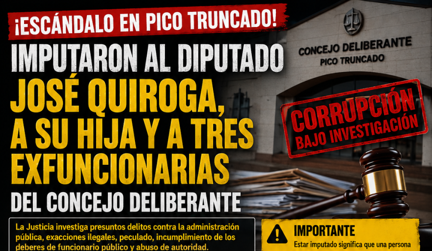 IMPUTARON AL DIPUTADO POR EL PUEBLO JOSÉ QUIROGA, A SU HIJA, A TAMARA VERA Y LAURA CHOSCO